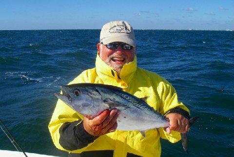 Ric Cox Cape Lookout Albie on Fly
