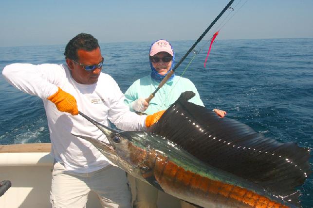 Casa Vieja Lodge, Guatemala, Sailfish on Fly, Charlotte Campbell, The Sailfish School