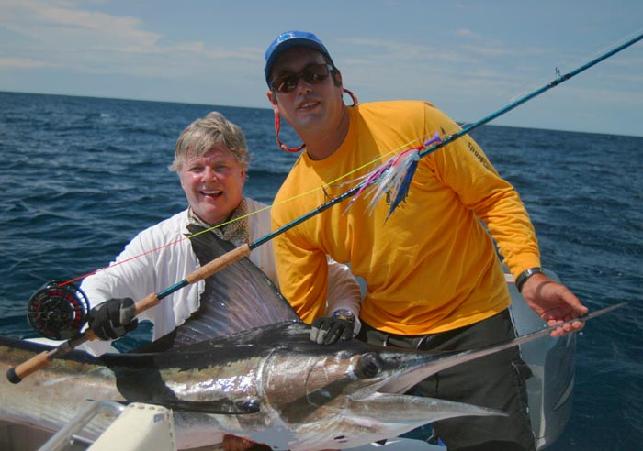 Galapagos Striped Marlin on fly
