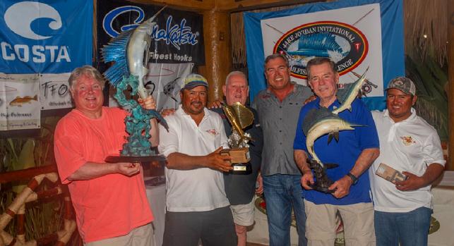 2016 Tournament Champion, Team Rum Line, Captain Chris Sheeder, Anglers Don Butler and Danny Cline