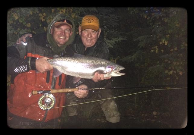 JD Stanley releasing Jakes 10 + pound rainbow trout