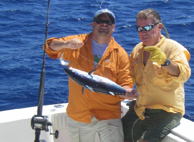 Cape Lookout Skipjack Tuna, Don Butler and JAson
